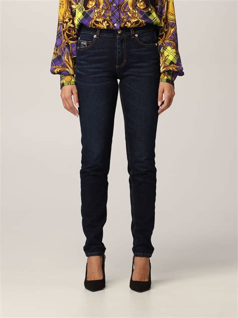 jeans versace stracciati|versace jeans women.